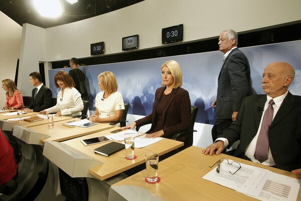 #debate - Όλα τα στιγμιότυπα που δεν έδειξαν οι κάμερες