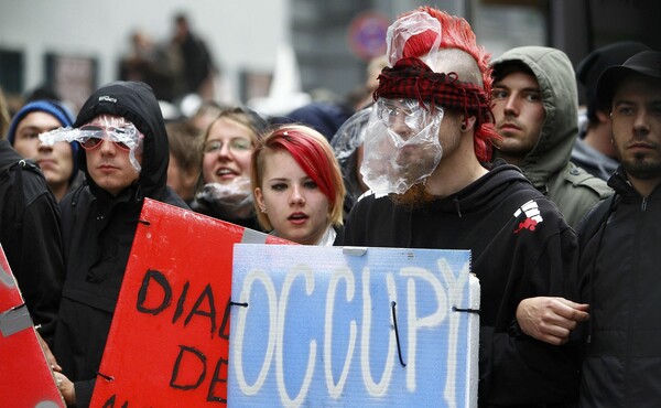 Blockupy και Destroika στην Φρανκφούρτη