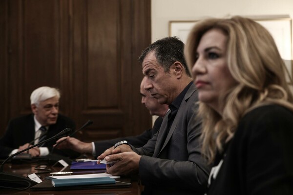15 φωτογραφίες από το Συμβούλιο των πολιτικών αρχηγών