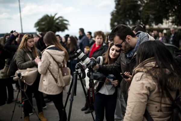 Η έκλειψη Ηλίου στην Αθήνα και την Θεσσαλονίκη 