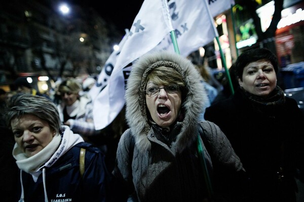 27 φωτογραφίες απ' την διαδήλωση στον Λευκό Πύργο