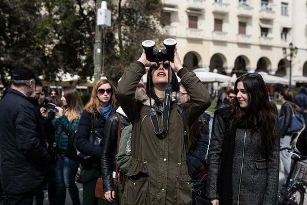 Η έκλειψη Ηλίου στην Αθήνα και την Θεσσαλονίκη 