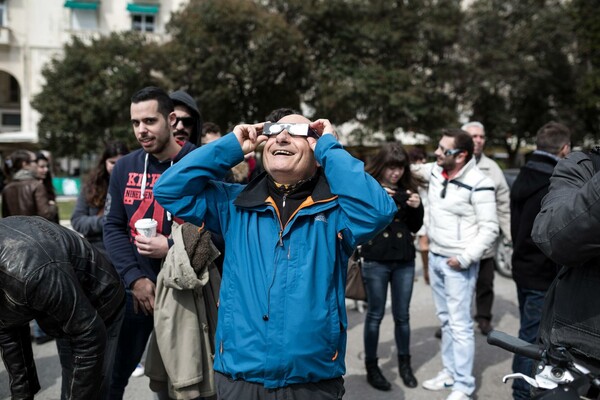 Η έκλειψη Ηλίου στην Αθήνα και την Θεσσαλονίκη 