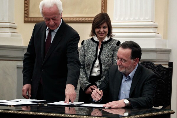 Όλες οι φωτογραφίες από την ορκωμοσία της Νέας Κυβέρνησης 