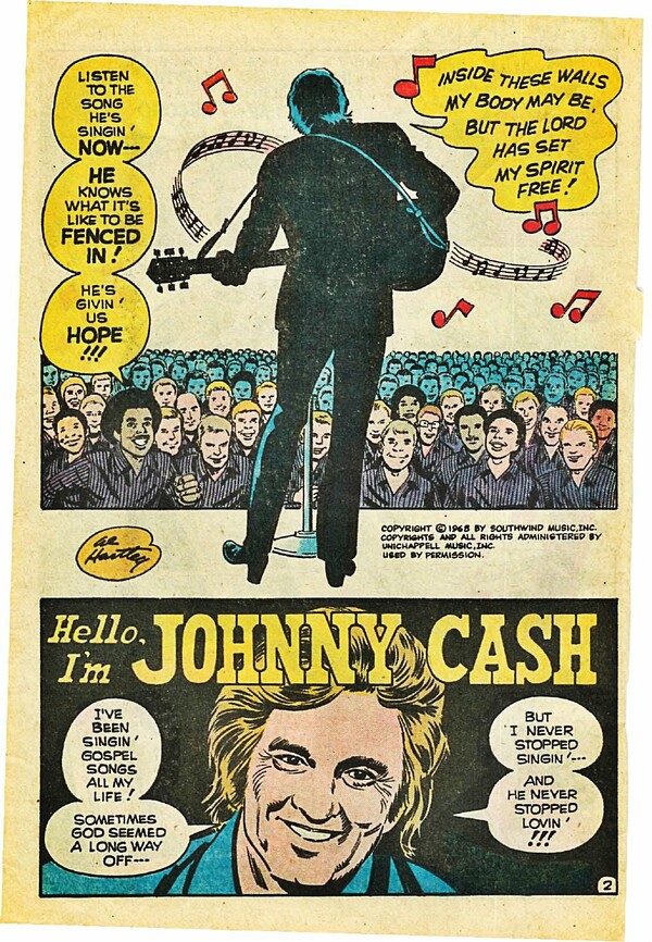"Hello, I'm Johnny Cash"