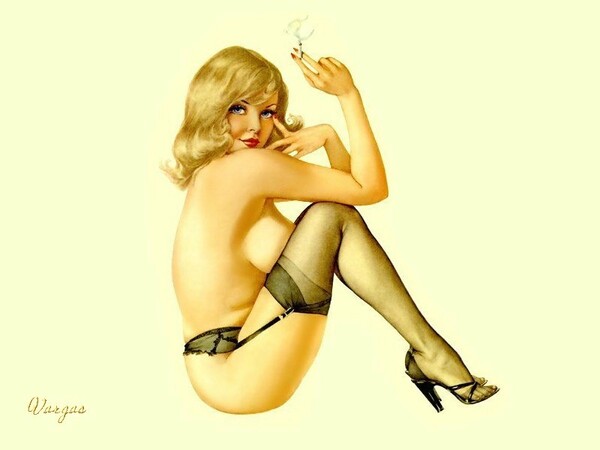 Ο ζωγράφος που καθιέρωσε τα pin up girls