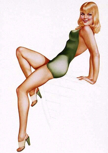 Ο ζωγράφος που καθιέρωσε τα pin up girls