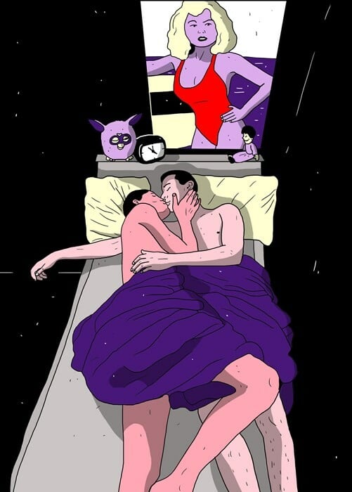 Ανώνυμο σεξ σε NSFW εικονογραφήσεις