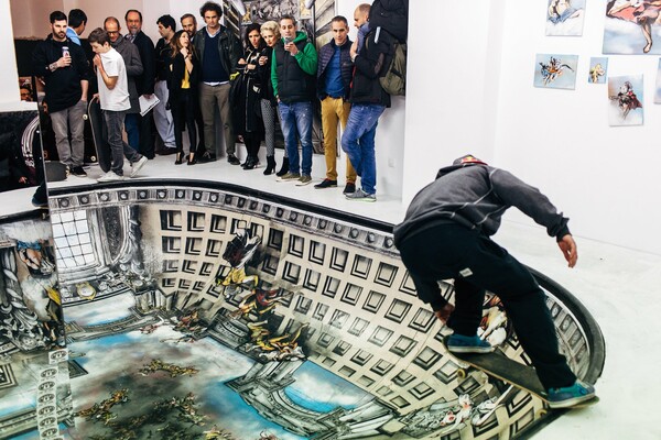 Όταν οι skaters κατέλαβαν μία γκαλερί στο κέντρο της Αθήνας