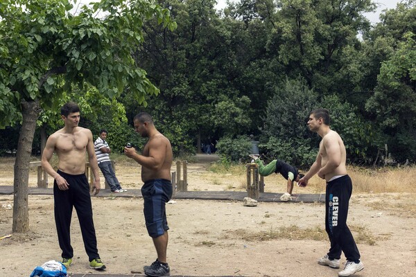 Παλαιστές στο Πεδίον του 'Αρεως. Κορίνα Γιαλίδου.