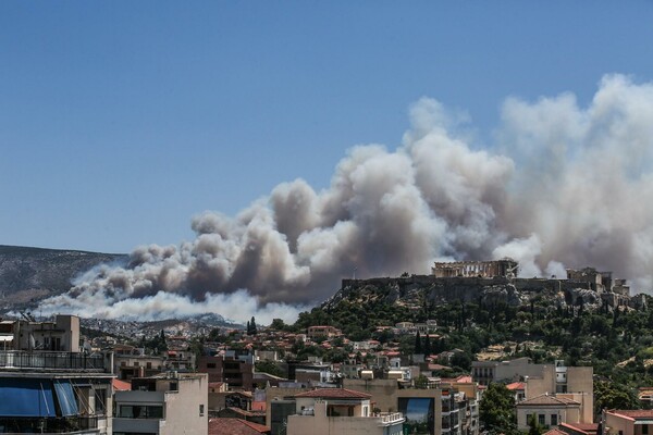 Οι φωτιές της Αττικής