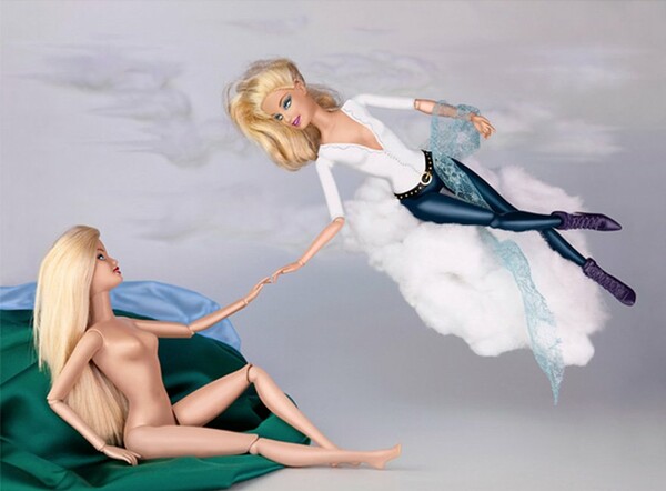 H Barbie εισβάλει σε κλασικούς πίνακες