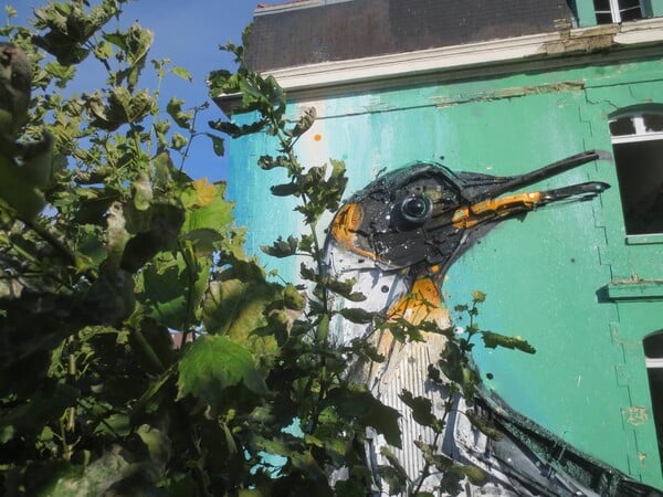 H trash art του Bordalo II