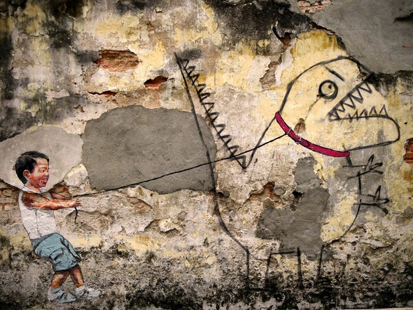 H συναρπαστική τέχνη του Ernest Zacharevic