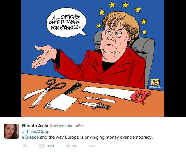 Στο #grexit το twitter παίρνει φωτιά