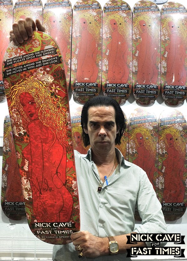 O Nick Cave υπογράφει τη δική του σανίδα