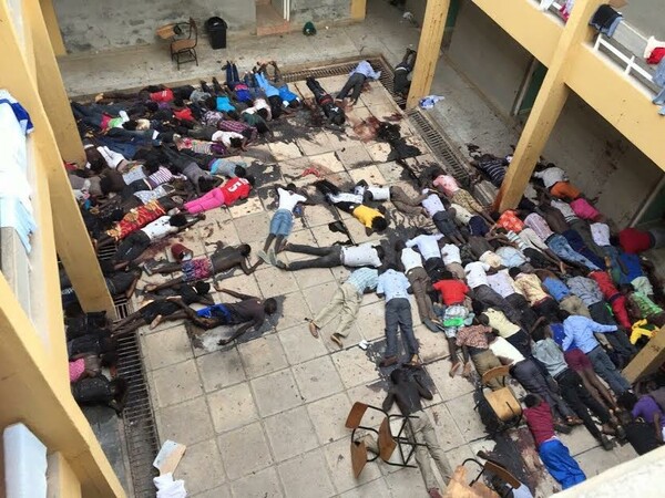 Δύο εξαιρετικά σκληρές, συγκλονιστικές φωτογραφίες απ' τη μαζική δολοφονία φοιτητών στην Κένυα
