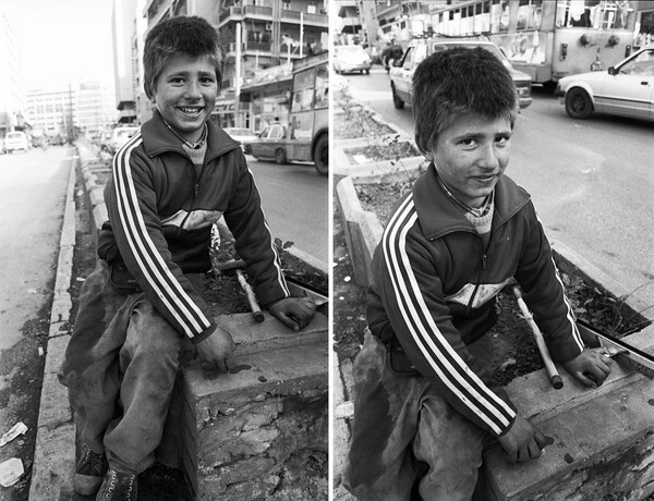 Παιδιά του δρόμου. Φωτογραφίες του Σπύρου Στάβερη