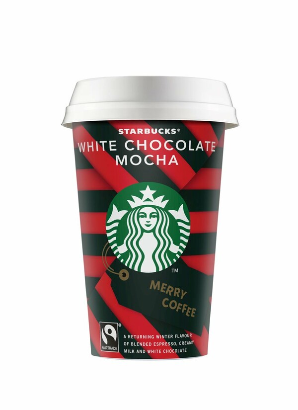 Τα αγαπημένα ροφήματα on the go των Starbucks White Chocolate Mocha & Cappuccino «στολίζονται» και υποδέχονται τα Χριστούγεννα