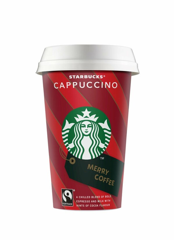 Τα αγαπημένα ροφήματα on the go των Starbucks White Chocolate Mocha & Cappuccino «στολίζονται» και υποδέχονται τα Χριστούγεννα