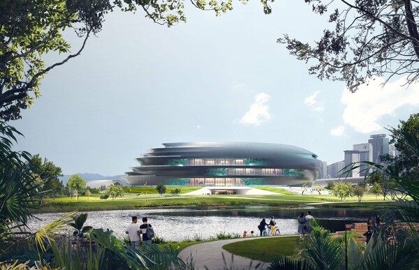 Ένα μουσείο σε σχήμα βότσαλου από τo αρχιτεκτονικό γραφείο της Zaha Hadid