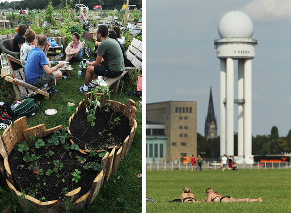 Tempelhof. Το ιστορικό αεροδρόμιο του Βερολίνου μετατρέπεται σε πάρκο.