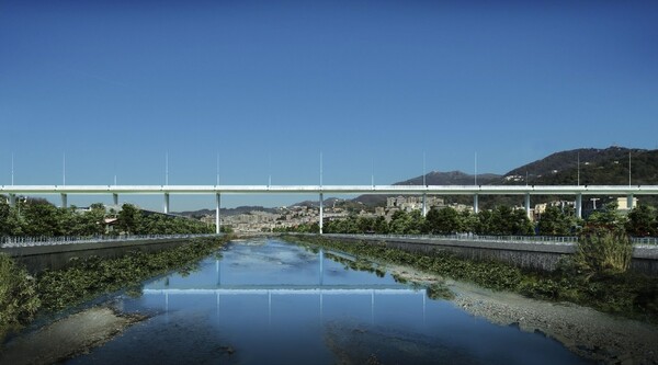 Η νέα γέφυρα της Γένοβας από τον Renzo Piano