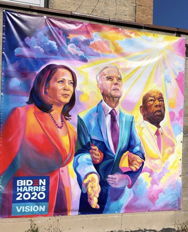 Εκλογές ΗΠΑ: Μαύροι καλλιτέχνες δημιουργούν murals για τον Τζο Μπάιντεν [ΕΙΚΟΝΕΣ]