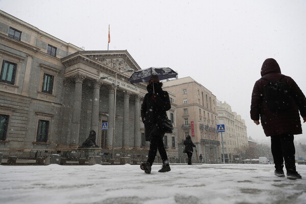 Μαδρίτη: «Προ των πυλών» οι σφοδρότερες χιονοπτώσεις των τελευταίων δεκαετιών