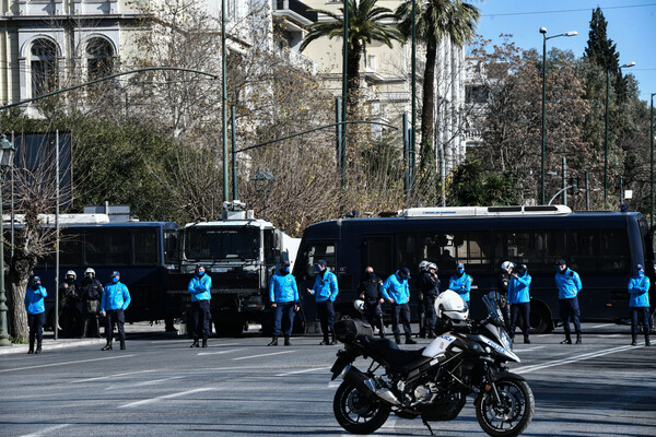 Σε εξέλιξη το πανεκπαιδευτικό συλλαλητήριο - Κλειστές Πανεπιστημίου, Σταδίου, Αμαλίας