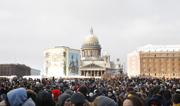 Ρωσία: Πάνω από 5000 συλλήψεις διαδηλωτών που ζητούσαν την απελευθέρωση του Ναβάλνι (Φωτογραφίες)