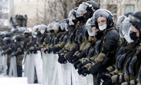 Ρωσία: Πάνω από 5000 συλλήψεις διαδηλωτών που ζητούσαν την απελευθέρωση του Ναβάλνι (Φωτογραφίες)