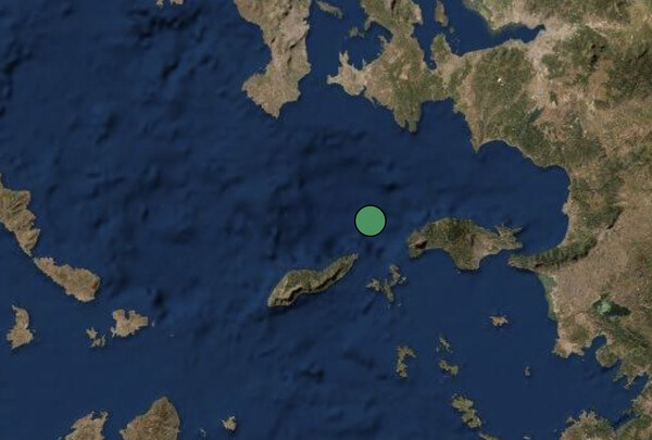 Σεισμός 4,3 Ρίχτερ μεταξύ της Σάμου και της Ικαρίας - Αισθητός στα γύρω νησιά