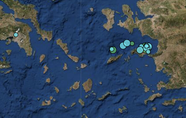 Νέος σεισμός 4,2 Ρίχτερ στη Σάμο - Αισθητός στο νησί