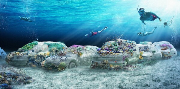 The Reefline: Το υποβρύχιο πάρκο με γλυπτά ανοίγει στο Μαϊάμι τον Δεκέμβριο του 2021- Πάνω από 11 χλμ μήκος