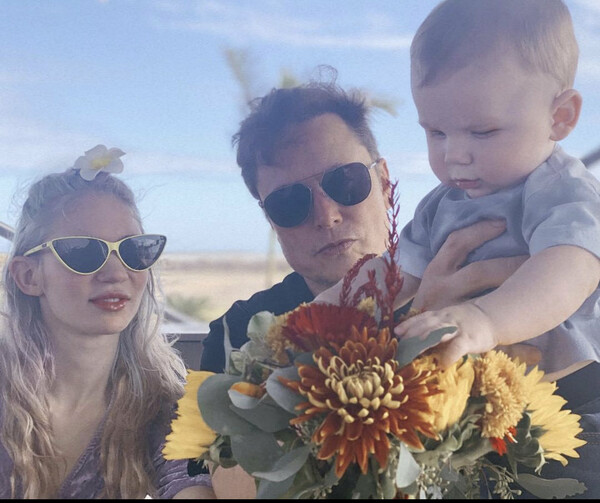 Elon Musk Shares Rare Family Photo of Grimes and Their Son in His New Texas City Called 'Starbase'