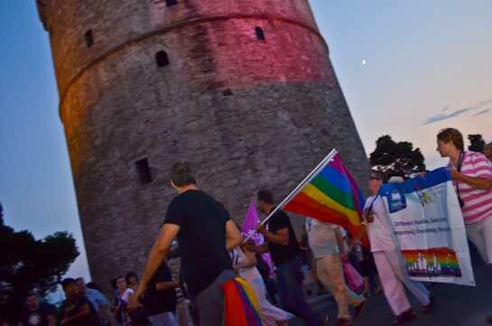 Εικόνες από το πρώτο Gay Pride της Θεσσαλονίκης