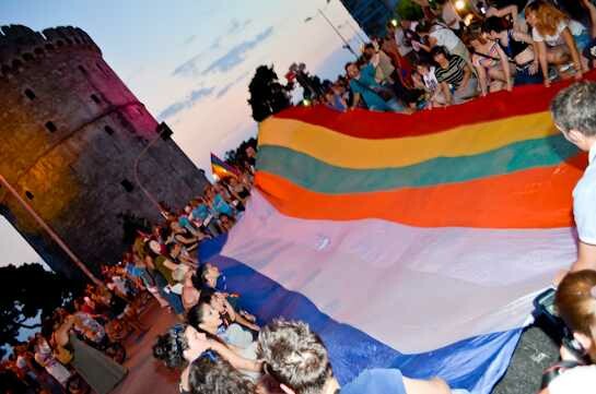 Εικόνες από το πρώτο Gay Pride της Θεσσαλονίκης