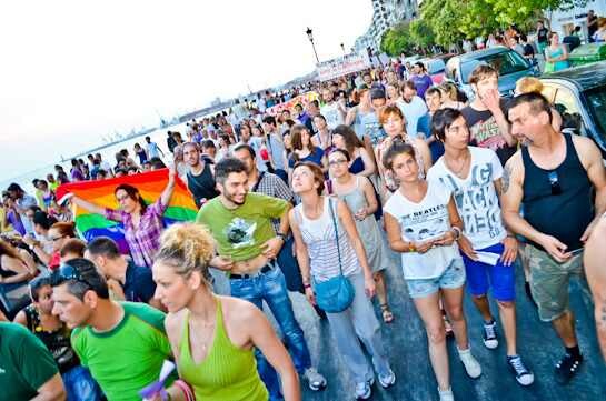 Εικόνες από το πρώτο Gay Pride της Θεσσαλονίκης