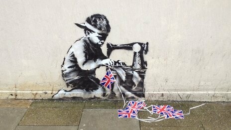 Δημοπρατείται κλεμμένη τοιχογραφία του Banksy