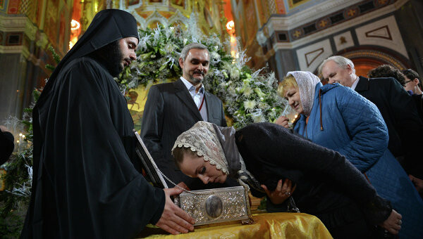 Θρησκευτικός «παροξυσμός» στη Ρωσία με τα Δώρα των Μάγων από το Άγιο Όρος