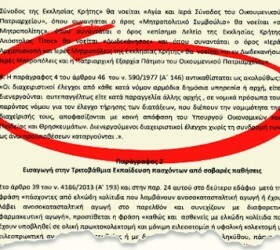 Τροπολογία φέρνει «άβατο» στα οικονομικά της εκκλησίας