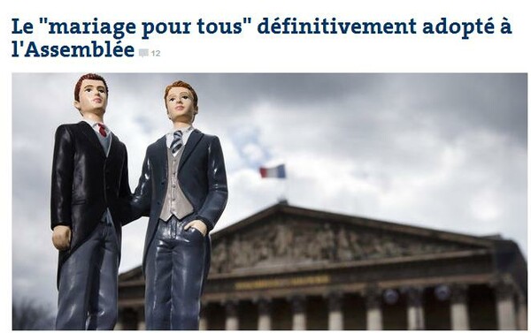 Update: Η Γαλλία είπε ναι στο γάμο των ομοφύλων