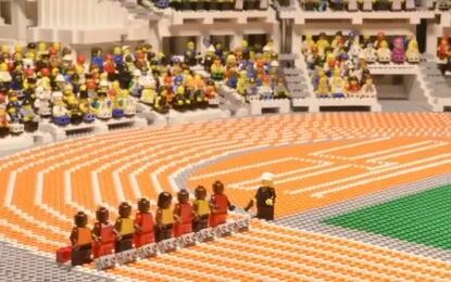 Bolt: Η νίκη του στα 100 μέτρα - με LEGO!