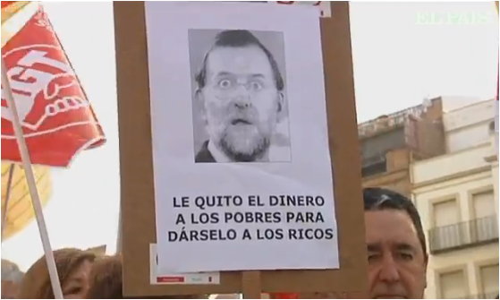 «Rajoy σε αγαπώ, Rajoy σε λατρεύω, έχω το πορτρέτο σου στην τουαλέτα»