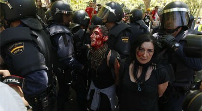 Επεισόδια στη Μαδρίτη (Photos και video)