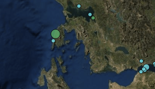Σεισμός 4,4 Ρίχτερ στη Λευκάδα