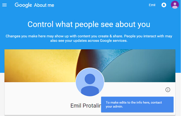 About me: το νέο εργαλείο της Google για να ελέγχετε τι μοιράζεστε online