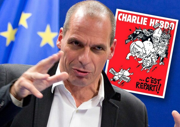 Βαρουφακης στο Charlie hebdo: H φορολόγηση της εκκλησίας και η αφαίμαξη του λαού