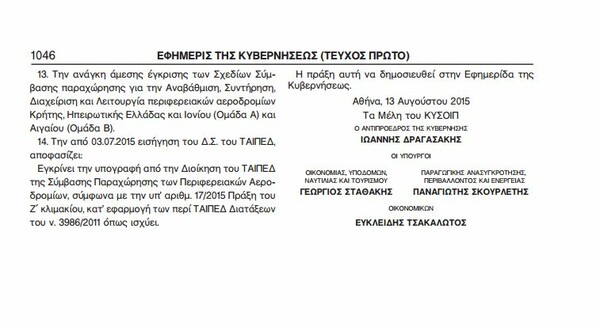 Η πρώτη αποκρατικοποίηση με την υπογραφή ΣΥΡΙΖΑ-ΑΝΕΛ: 14 περιφερειακά αεροδρόμια στη γερμανική FRAPORT